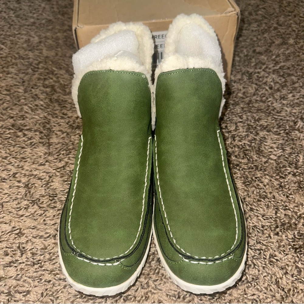 Journee Collection Capreece Green Slip-On Shoes - Picture 2 of 13